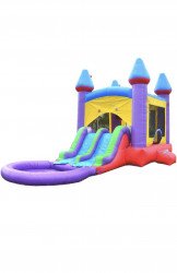 Jelly Bean Castle Combo with wet/dry slides