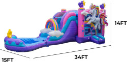 unicorn20combo20dimensions 1751044075 Unicorn Combo With Wet/Dry Slide